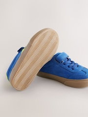 Cobalt Blue Standard Fit (F) Touch Fastening Elastic Lace Trainers - Image 5 of 5