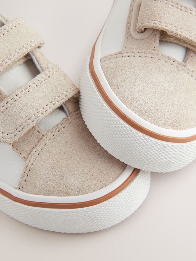 White/Green Standard Fit (F) Touch Fastening Skate Trainers - Image 5 of 5