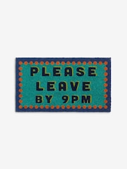 Multi Please Leave Slogan Coir Doormat - Image 2 of 3