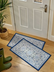 Set of 2 Washable Bridget Floral Doormats - Bild 1 von 6