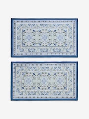 Set of 2 Washable Bridget Floral Doormats - Bild 6 von 6