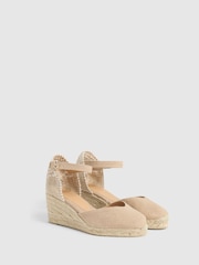 Castaner Wedge Heel Ankle Strap Cotton Espadrilles - Image 2 of 6