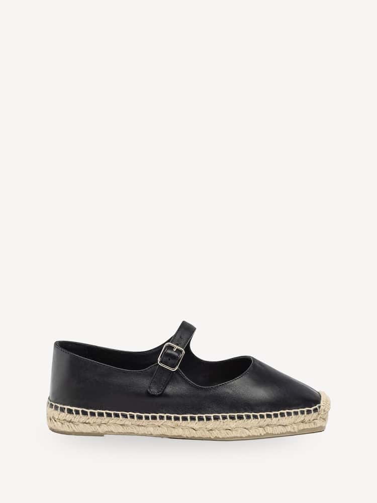 Castaner Leather Ballet Style Black Sandals - Image 1 of 3 Castaner Leather Ballet Style Black Sandals - Image 1 of 3