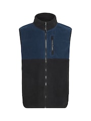 Blend Black Zip Through Fleece Gilet - Image 5 of 5