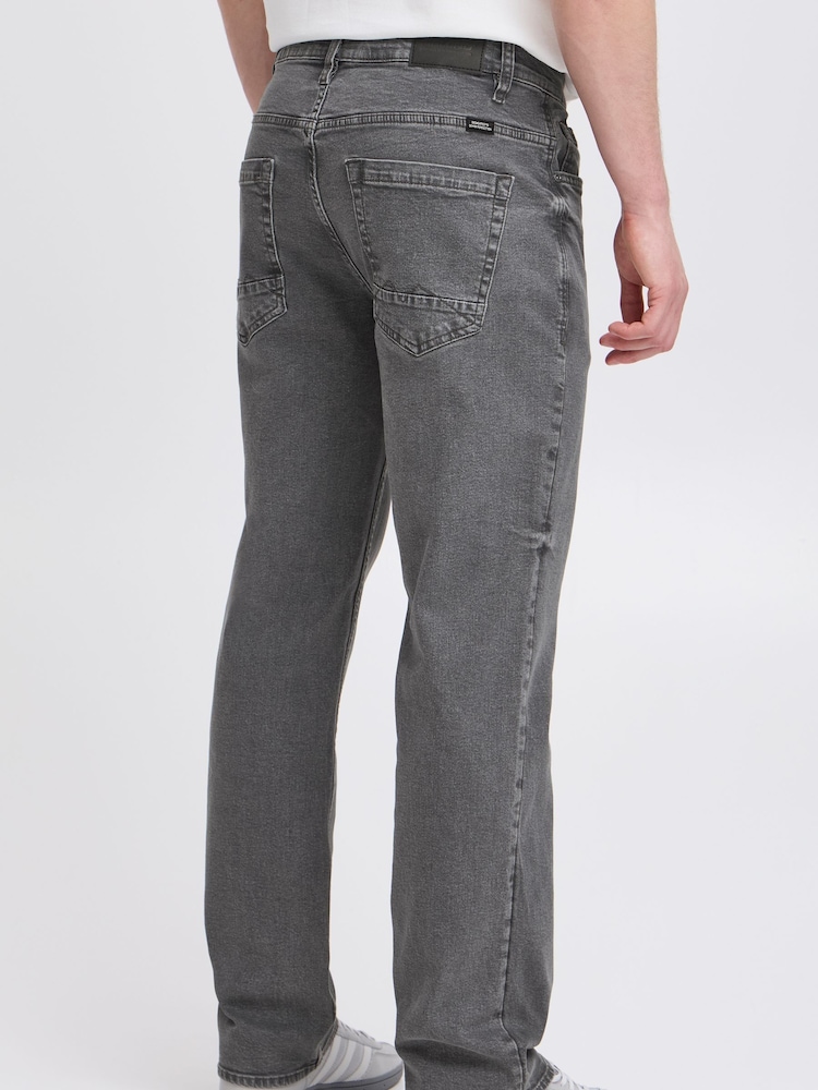 Серый - Blend Straight Fit Stretch Denim Jeans - Изображение 2 из 5 Серый - Blend Straight Fit Stretch Denim Jeans - Изображение 2 из 5