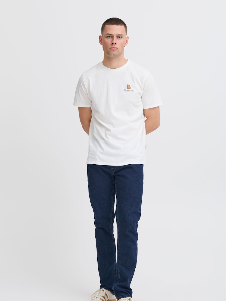 Blend Blue Marl Tapered Fit Stretch Jeans - Image 3 of 5
