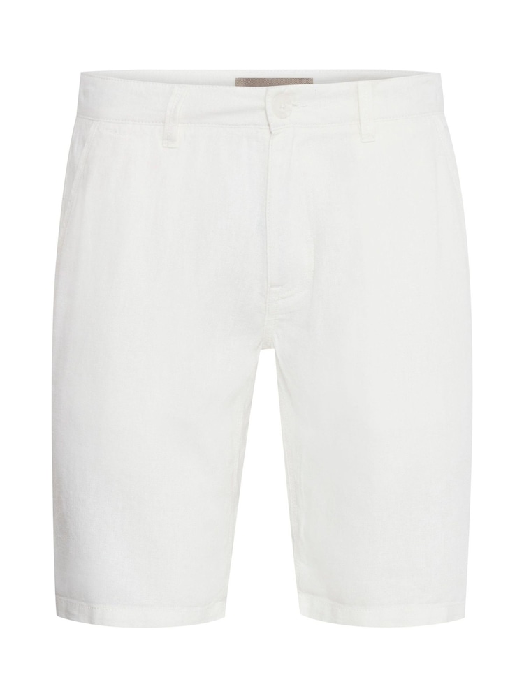 Blend White Linen Mix Shorts - Image 5 of 5