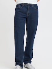 Синий - Blend Straight Fit Stretch Denim Jeans - Изображение 1 из 5