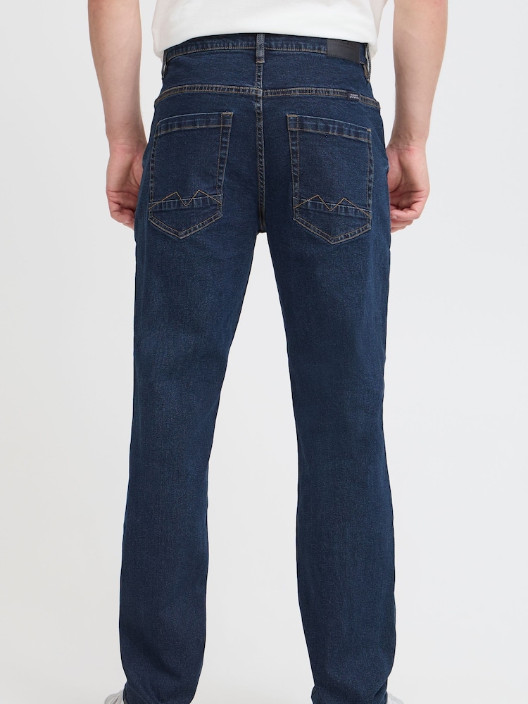 Синий - Blend Straight Fit Stretch Denim Jeans - Изображение 2 из 5 Синий - Blend Straight Fit Stretch Denim Jeans - Изображение 2 из 5