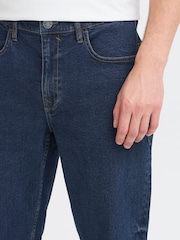 Синий - Blend Straight Fit Stretch Denim Jeans - Изображение 3 из 5