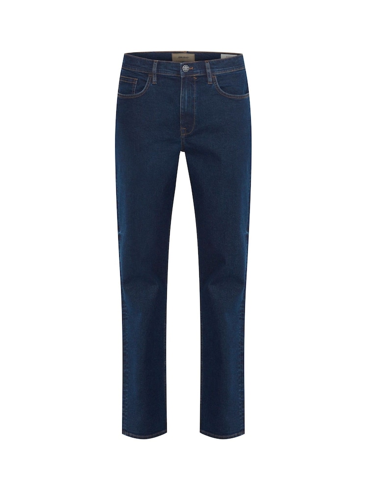 Синий - Blend Straight Fit Stretch Denim Jeans - Изображение 5 из 5