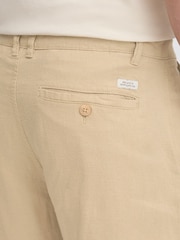 Blend Cream Linen Mix Shorts - Image 3 of 5