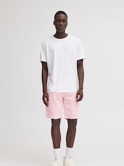 Blend Pink Linen Mix Shorts - Image 4 of 5