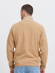 Blend Cream Zip Through Funnel Neck Fleece - Image 2 of 5