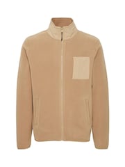 Blend Cream Zip Through Funnel Neck Fleece - Image 5 of 5