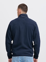 Blend Blue Zip Through Funnel Neck Fleece - Image 2 of 5