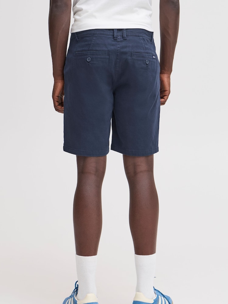 Blend Blue Camo Chino Shorts - Image 2 of 5