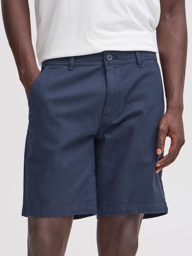 Blend Blue Camo Chino Shorts - Image 3 of 5