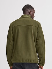 Blend Green Zip Through Funnel Neck Fleece - Image 2 of 5