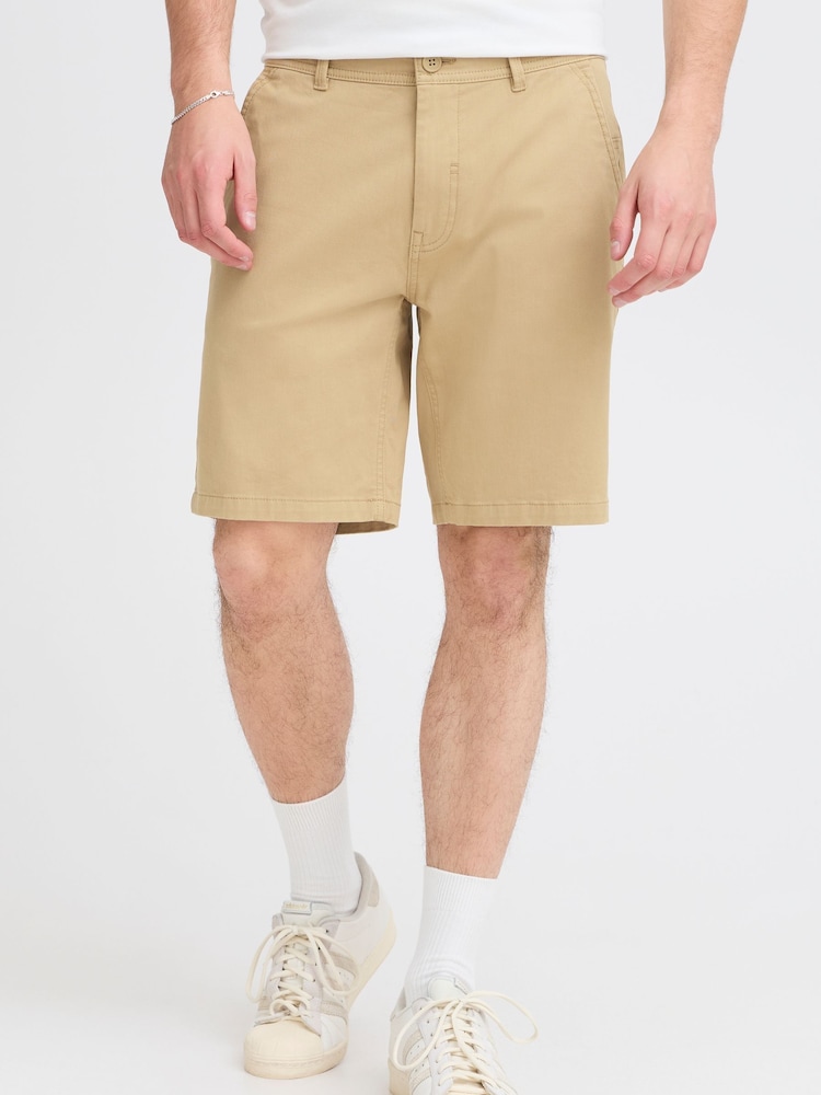 Blend Cream Chino Shorts - Image 1 of 5