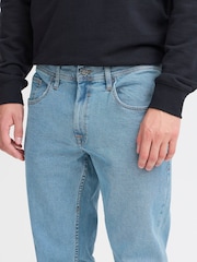 Синий - Blend Tapered Fit Stretch Jeans - Изображение 3 из 5