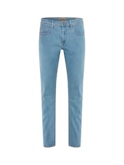Синий - Blend Tapered Fit Stretch Jeans - Изображение 5 из 5