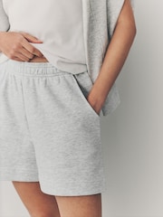 Grey Supersoft Peached Essentials Shorts 2 Pack - Image 6 of 10