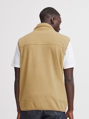 Blend Cream Zip Through Fleece Gilet - Image 2 of 5
