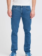 Blend Blue Camo Tapered Fit Stretch Jeans - Image 1 of 5