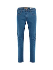 Blend Blue Camo Tapered Fit Stretch Jeans - Image 5 of 5