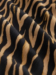 Tiger Print Drop Waist Maxi Skirt - Image 9 of 9