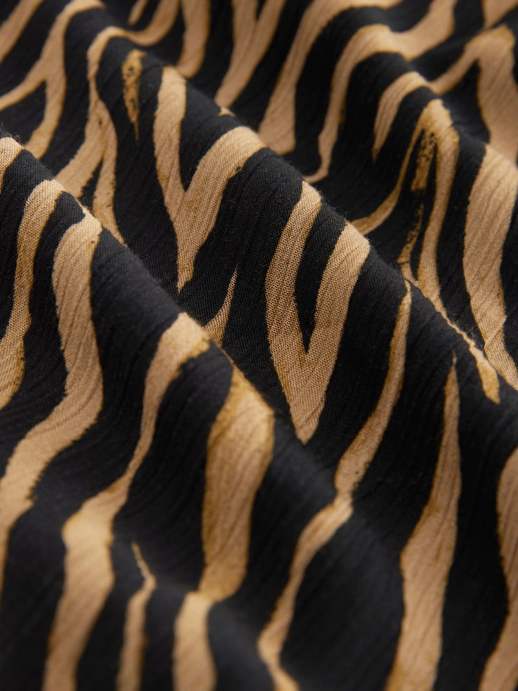 Tiger Print Drop Waist Maxi Skirt - Image 9 of 9