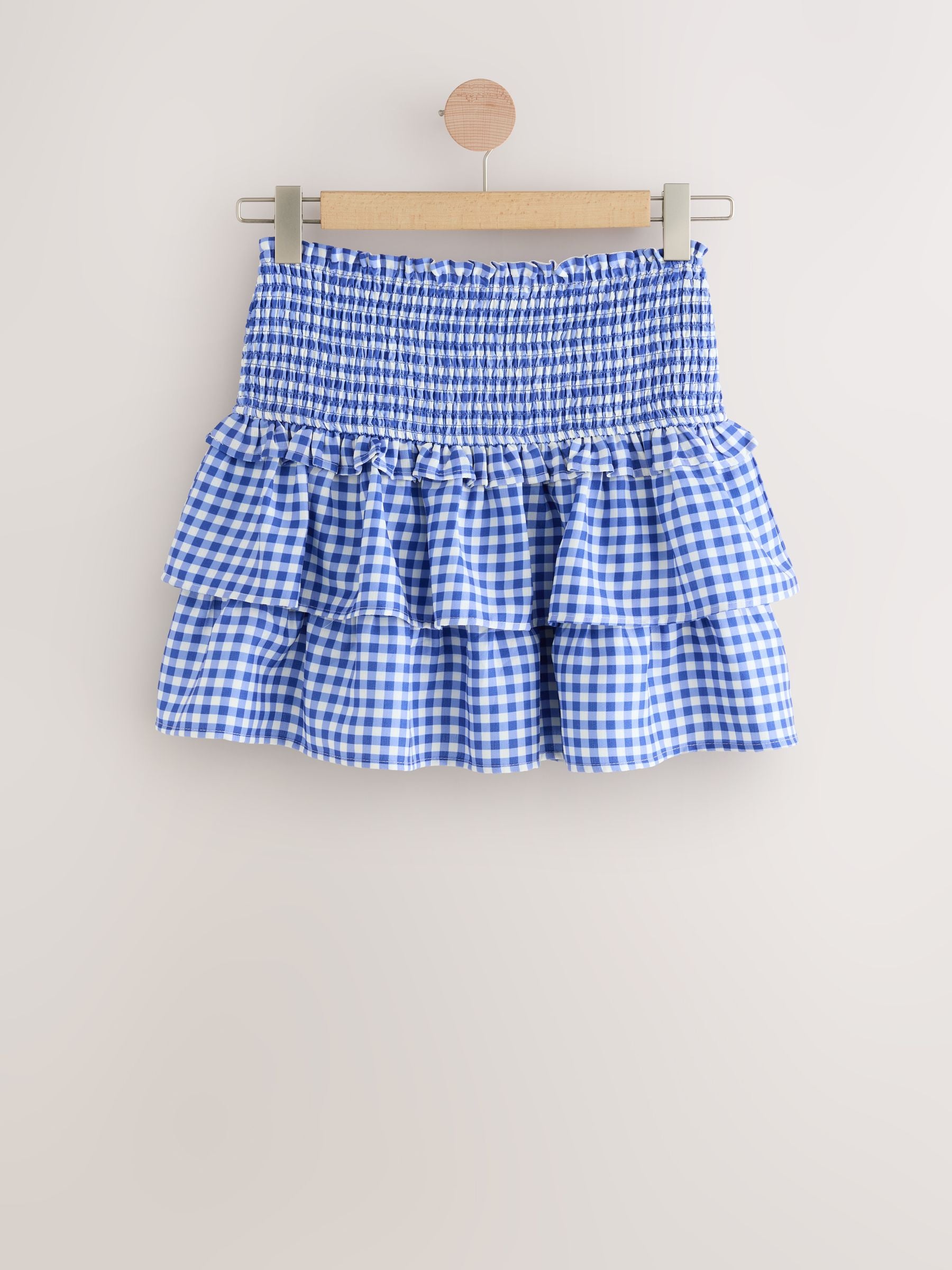 Buy Blue Gingham Check Rara Mini Skirt from Next USA