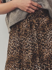 Animal Print Printed Midi Skirt - Image 4 of 7