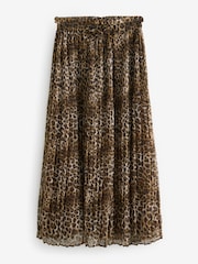 Animal Print Printed Midi Skirt - Image 5 of 7