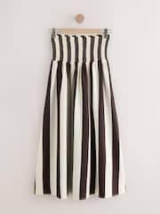 Brown Drop Waist Maxi Skirt - Image 6 of 8