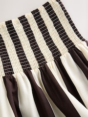 Brown Drop Waist Maxi Skirt - Image 7 of 8