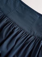 Navy Drop Waist Maxi Skirt - Image 7 of 8