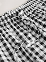 Black/White Gingham Drop Waist Maxi Skirt - Image 8 of 8