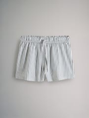 The Set Taupe Stripe/Blue Stripe/Spot Shortie Pyjamas 3 Pack Set - Image 6 of 9