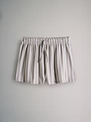 The Set Taupe Stripe/Blue Stripe/Spot Shortie Pyjamas 3 Pack Set - Image 7 of 9