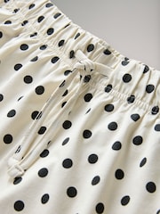 The Set Taupe Stripe/Blue Stripe/Spot Shortie Pyjamas 3 Pack Set - Image 8 of 9