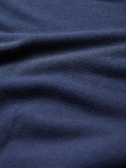 The Set Grey Marl/Navy Viscose Blend Button Through Pyjamas 2 Pack with Piping - Image 11 of 11