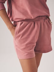 The Set Dusty Pink 2 Piece Dropped Shoulder Relax Sweatshirt & Short Set - Image 8 of 11