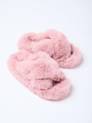 Boux Avenue Cross Band Slippers - Image 4 of 5