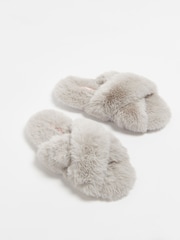 Boux Avenue Cross Band Slippers - Image 2 of 4