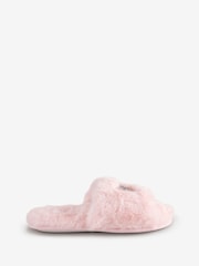 Boux Avenue Pink Butterfly Slider Slippers - Image 3 of 7