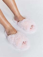 Boux Avenue Cross Band Slippers - Image 1 of 5