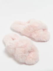 Boux Avenue Cross Band Slippers - Image 3 of 5