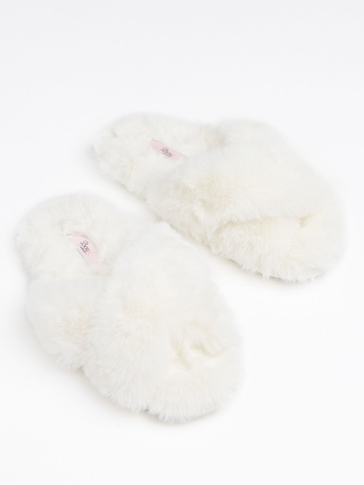 Boux Avenue Cross Band Slippers - Image 1 of 4